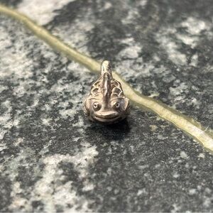 Authentic & Retired Pandora Moments Silver Happy Fish Charm 925